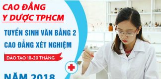 Hồ sơ đăng ký xét tuyển Văn bằng 2 Cao đẳng Xét nghiệm TPHCM năm 2018