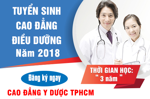 Tuyển sinh Cao đẳng Điều dưỡng TPHCM năm 2018