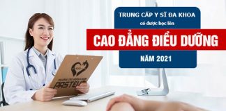 Trung cấp Y sĩ đa khoa có được học lên Cao đẳng Điều Dưỡng TPHCM năm 2021?